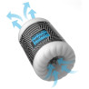 Generique Masturbateur Double Entrée Throuth Cup 10cm